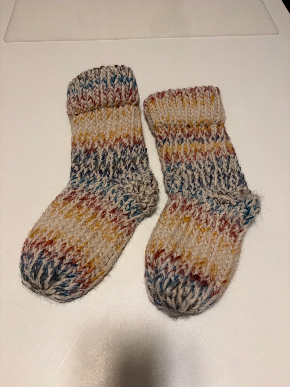 Hand-Knit Wool-blend Socks - Picture 2 of 5
